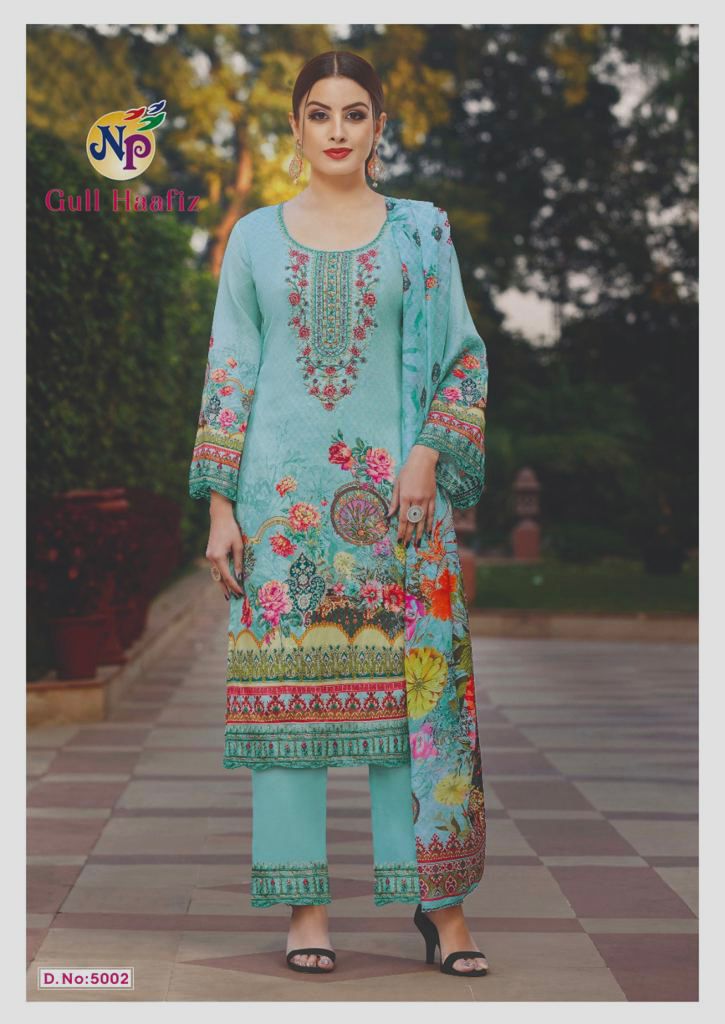 Nand Gopal Gull Haafiz Vol 5 Heavy Pure Cotton Karachi Printed Designer Salwar Kameez
