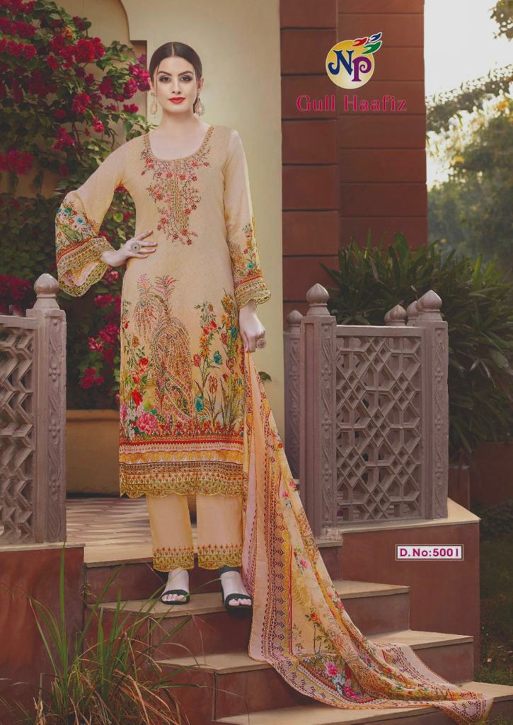 Nand Gopal Gull Haafiz Vol 5 Heavy Pure Cotton Karachi Printed Designer Salwar Kameez