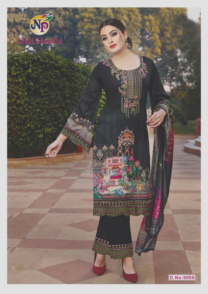 Nand Gopal Gull Haafiz Vol 5 Heavy Pure Cotton Karachi Printed Designer Salwar Kameez