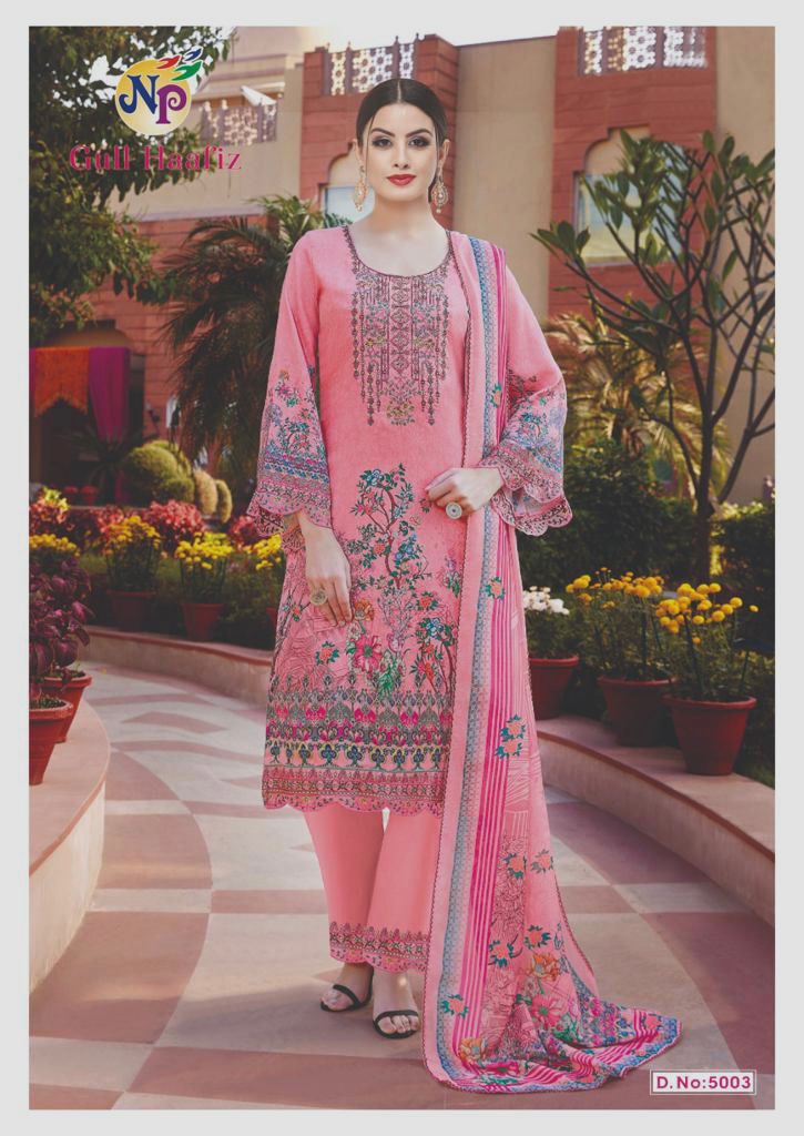 Nand Gopal Gull Haafiz Vol 5 Heavy Pure Cotton Karachi Printed Designer Salwar Kameez