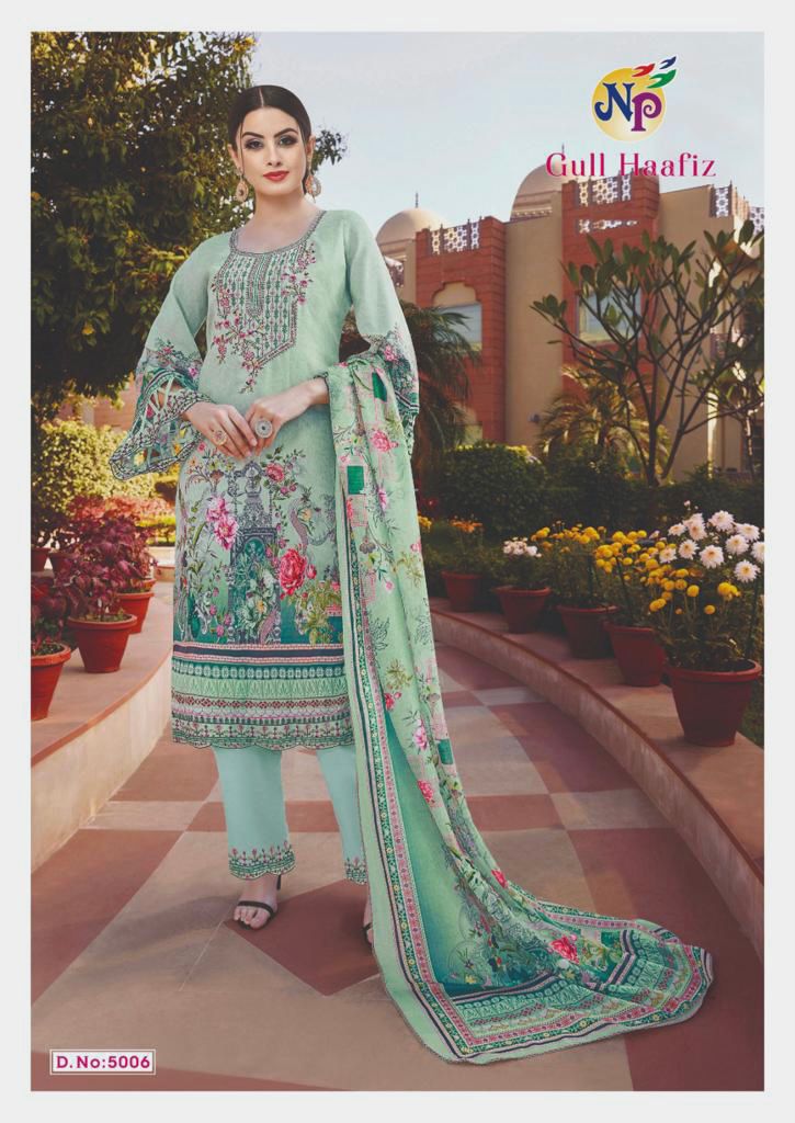Nand Gopal Gull Haafiz Vol 5 Heavy Pure Cotton Karachi Printed Designer Salwar Kameez
