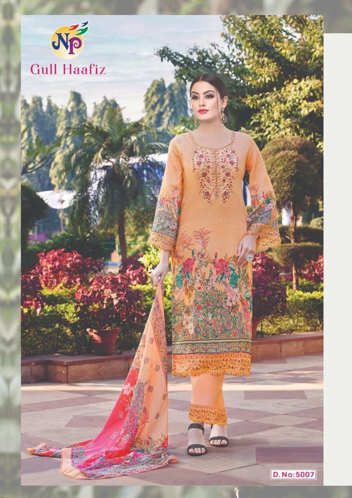 Nand Gopal Gull Haafiz Vol 5 Heavy Pure Cotton Karachi Printed Designer Salwar Kameez