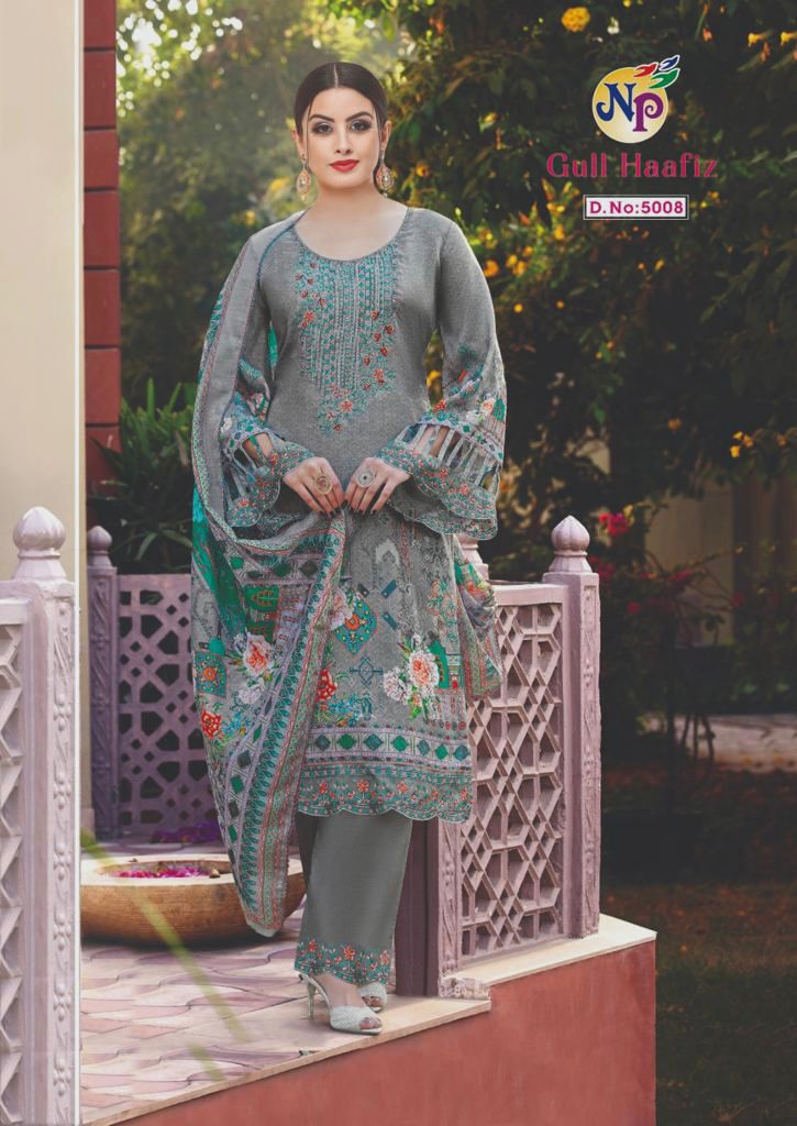 Nand Gopal Gull Haafiz Vol 5 Heavy Pure Cotton Karachi Printed Designer Salwar Kameez