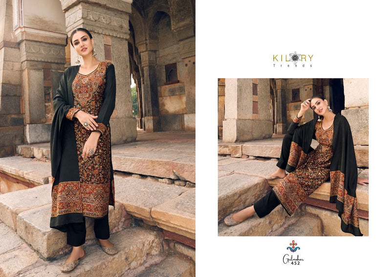 Kilory Trends Gulmohar Vol 8 Pashmina With Handloom Fancy Work Stylish Designer Attractive Look Salwar Kameez