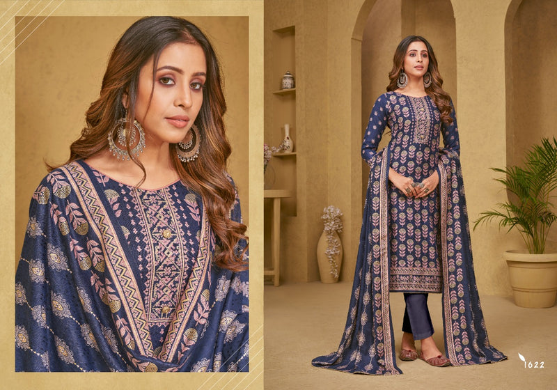Bipson Gulnaar Pashmina With Printed Work Stylish Designer Casual Wear Salwar Kameez