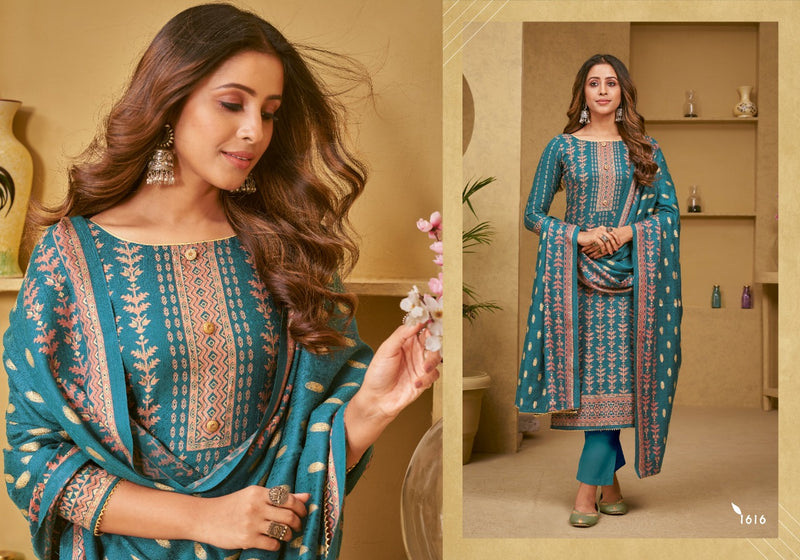 Bipson Gulnaar Pashmina With Printed Work Stylish Designer Casual Wear Salwar Kameez
