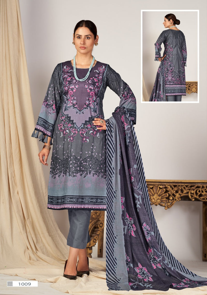 Kiana Fabs Gulnaaz Vol 1 Pure Cotton With Embroidery Work Stylish Designer Pakistani Salwar Kameez