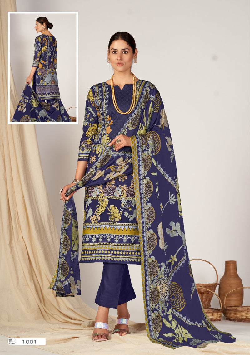Kiana Fabs Gulnaaz Vol 1 Pure Cotton With Embroidery Work Stylish Designer Pakistani Salwar Kameez