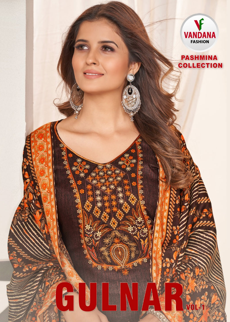 Vandana Fashion Gulnar Pashmina With Jacquard Printed Work Stylish Designer Fancy Salwar Kameez