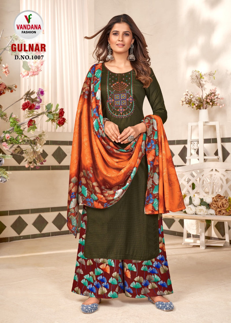 Vandana Fashion Gulnar Pashmina With Jacquard Printed Work Stylish Designer Fancy Salwar Kameez