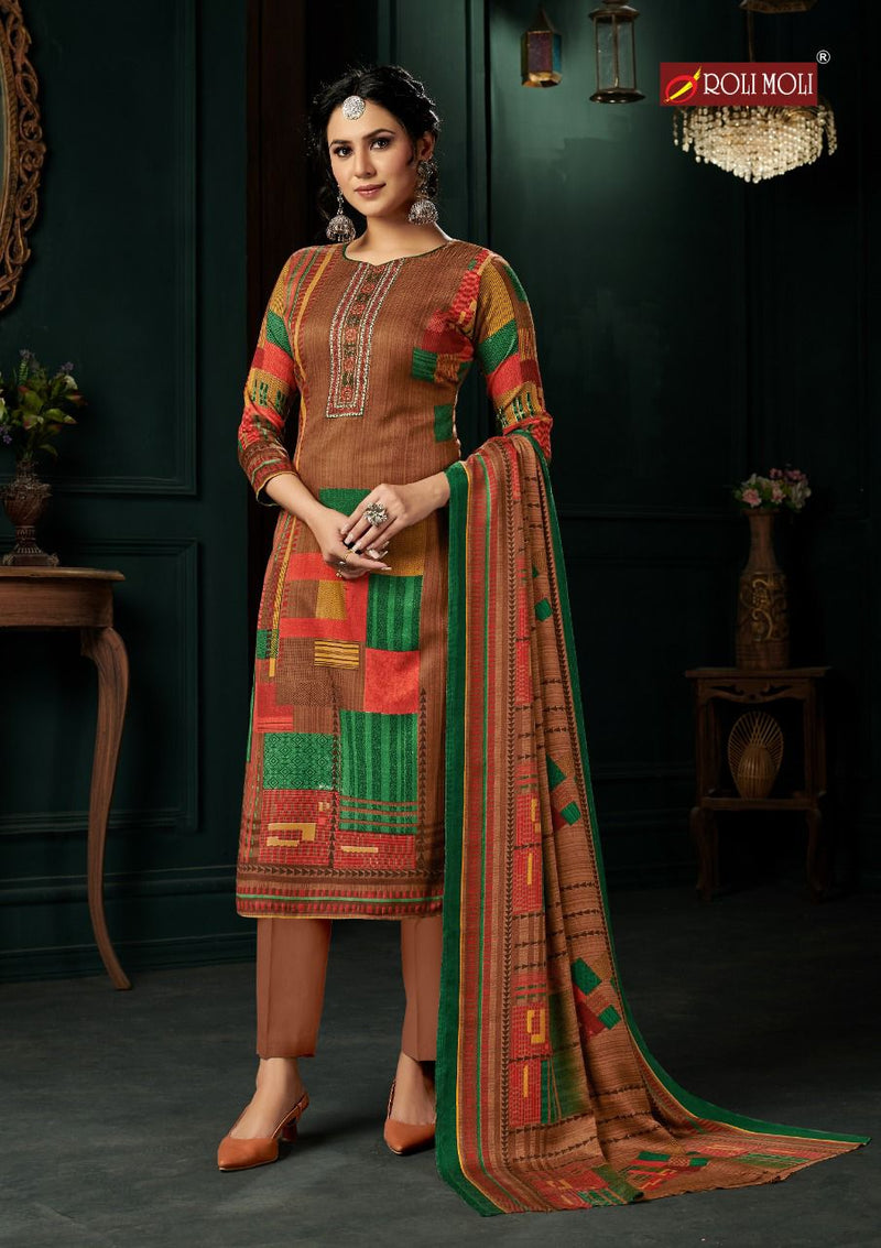 Roli Moli Gulnar Pashmina Winter Wear Salwar Suit