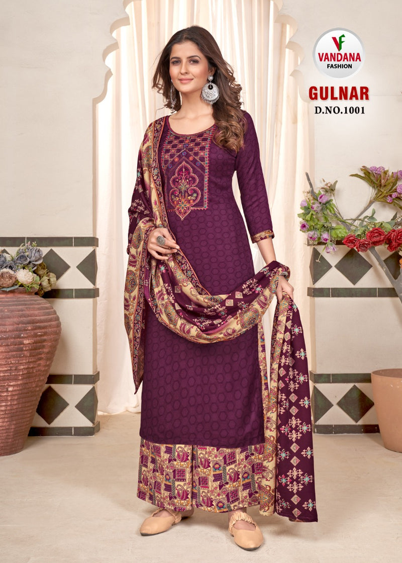 Vandana Fashion Gulnar Pashmina With Jacquard Printed Work Stylish Designer Fancy Salwar Kameez