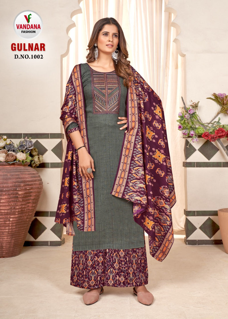 Vandana Fashion Gulnar Pashmina With Jacquard Printed Work Stylish Designer Fancy Salwar Kameez