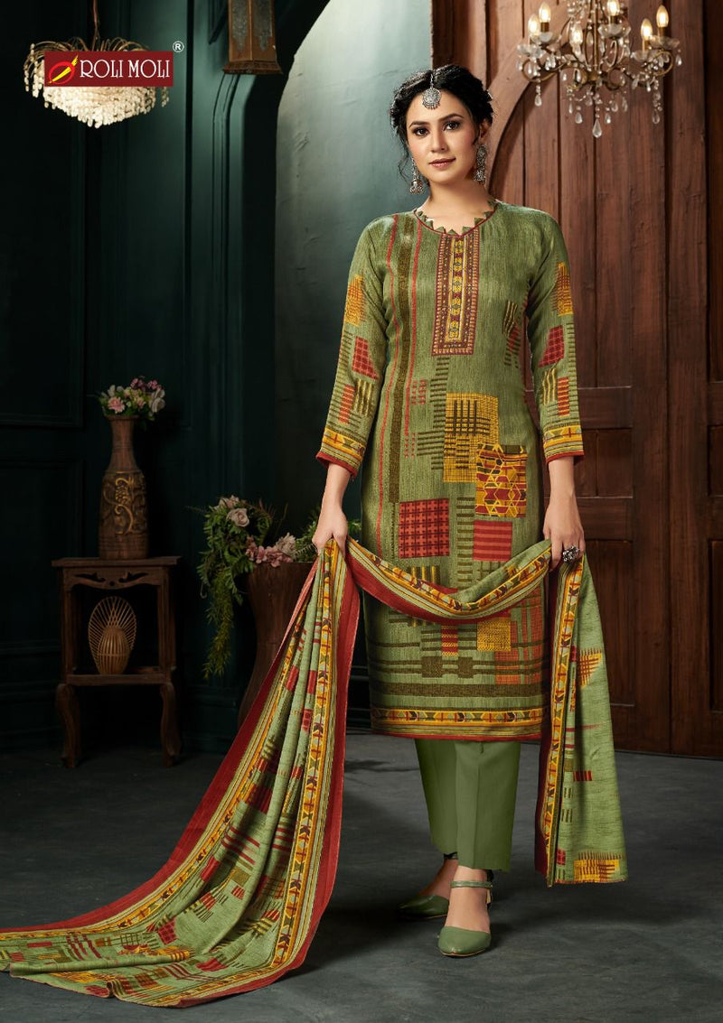 Roli Moli Gulnar Pashmina Winter Wear Salwar Suit
