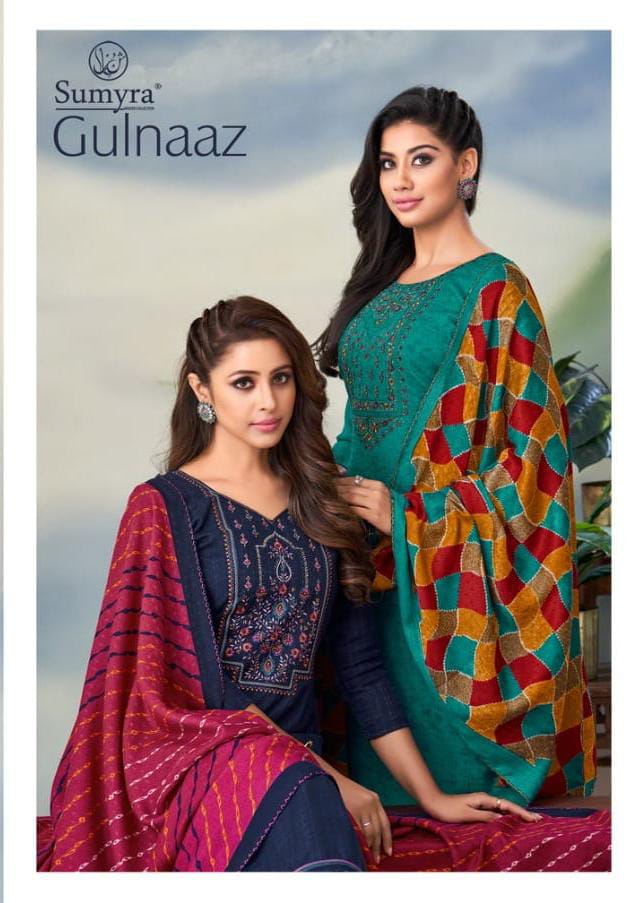 Radhika Fashion Gulnaz Pashmina With Fancy Embroidery Work Stylish Designer Fancy Salwar Kameez