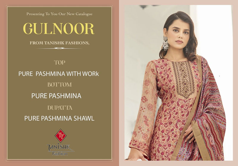 Tanishk Fashion Gulnoor Pashmina With Heavy Beautiful Fancy Work stylish Designer  Salwar Kameez