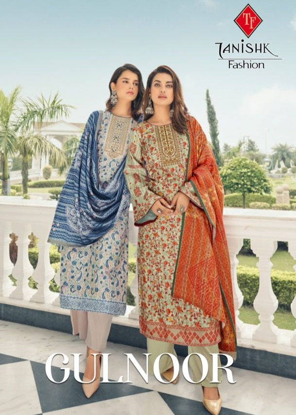 Tanishk Fashion Gulnoor Pashmina With Heavy Beautiful Fancy Work stylish Designer  Salwar Kameez