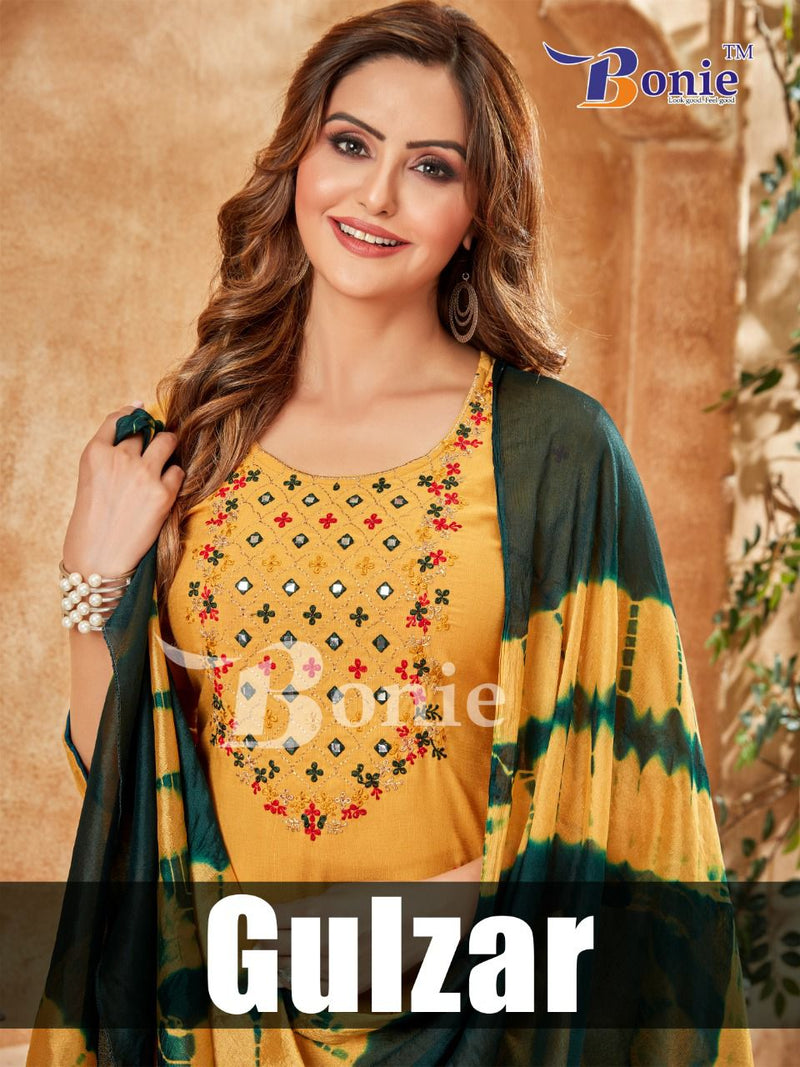 Bonie Gulzar Fancy Rayon With Printed Stylish Designer Casual Look Kurti
