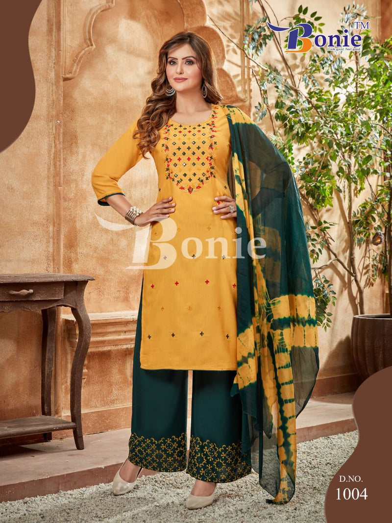 Bonie Gulzar Fancy Rayon With Printed Stylish Designer Casual Look Kurti