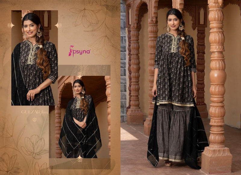 Psyna Gulzar Viscose With Hand Work Stylish Designer Festive Wear Fancy Kurti