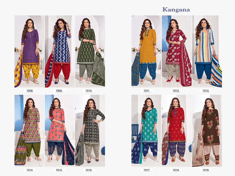 Ganesha Fashion Presents By Kangana Vol 1 Pure Cotton Printed Regular Wear Salwar Suits