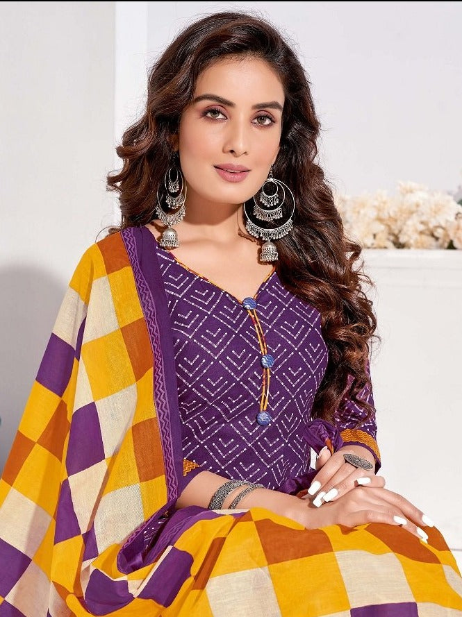 Ganesha Fashion Presents By Kangana Vol 1 Pure Cotton Printed Regular Wear Salwar Suits