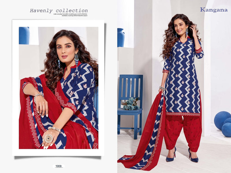 Ganesha Fashion Presents By Kangana Vol 1 Pure Cotton Printed Regular Wear Salwar Suits