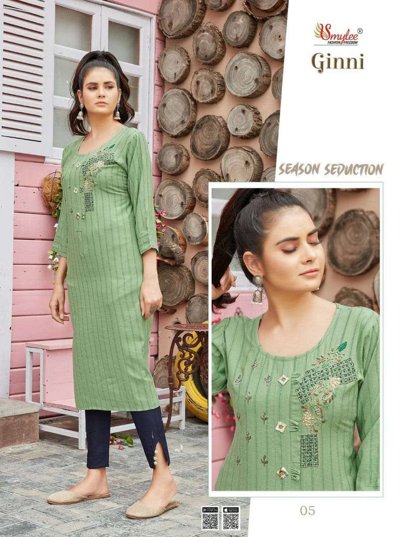 Ginni By Rung Weaving Velvet With Paint Kurti