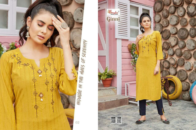 Ginni By Rung Weaving Velvet With Paint Kurti