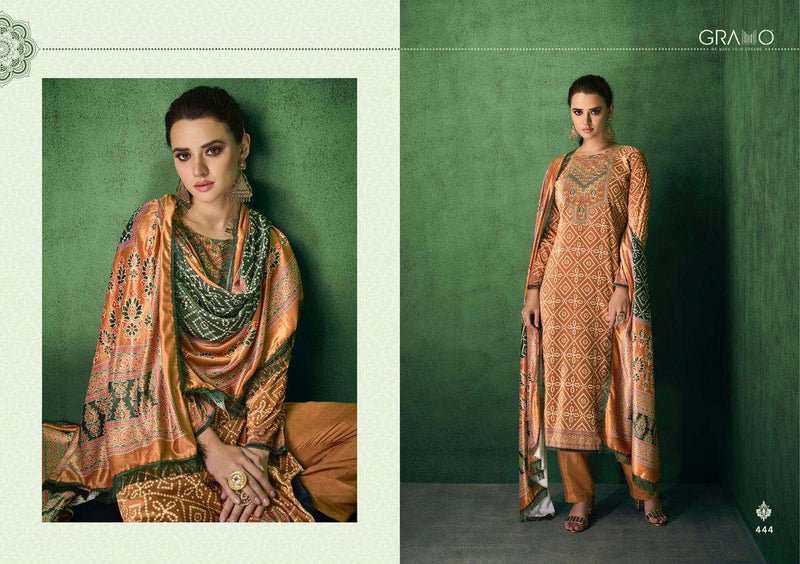 Gramo Bandhej Vol 1 Velvet With Digital Print  Salwar Suit