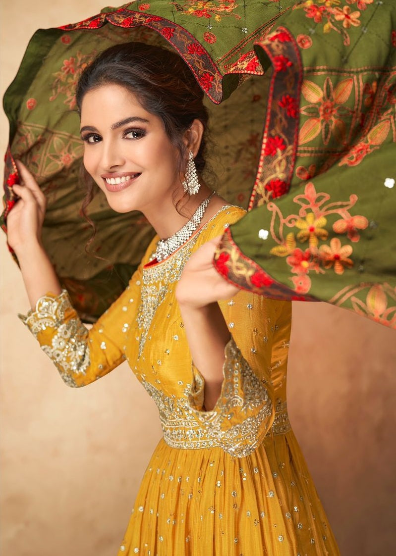 Gramo Navabi Vol 2 Fqaux Georgette Fancy Salwar Suit