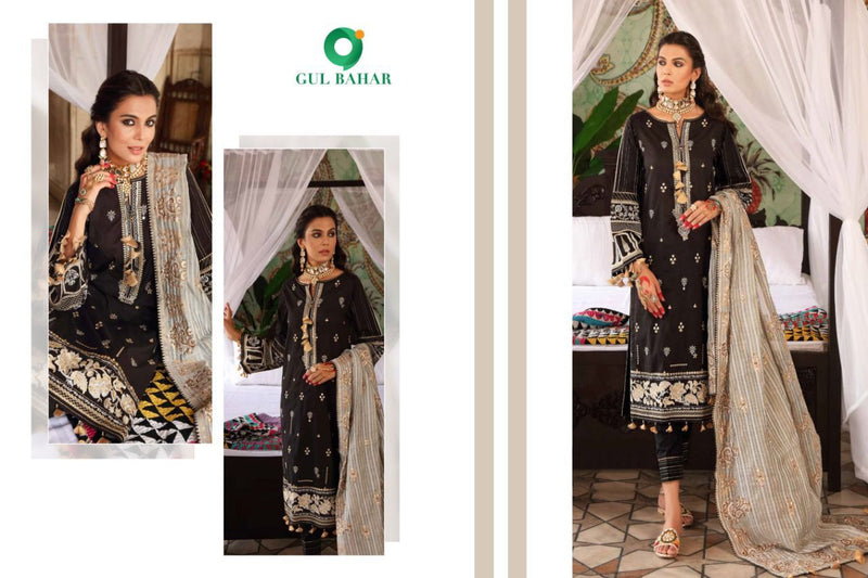 Gul Bahar Mohtaaz Jam Cotton Full Stitch Embroidery Work Salwar Suit