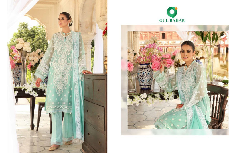 Gul Bahar Mohtaaz Jam Cotton Full Stitch Embroidery Work Salwar Suit