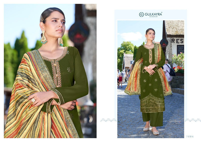 Gulkayra Designer Pakhi Real Georette Embroidery Work  Salwar Suit