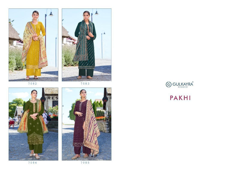 Gulkayra Designer Pakhi Real Georette Embroidery Work  Salwar Suit