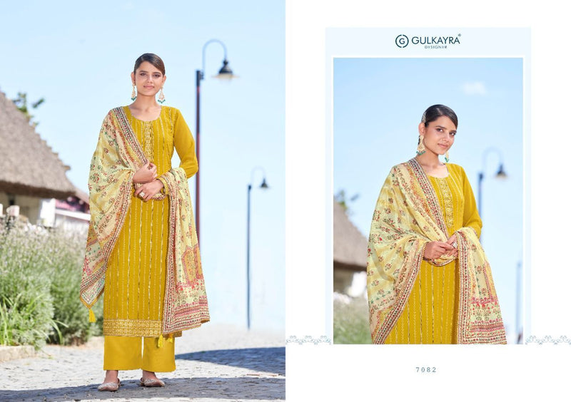 Gulkayra Designer Pakhi Real Georette Embroidery Work  Salwar Suit