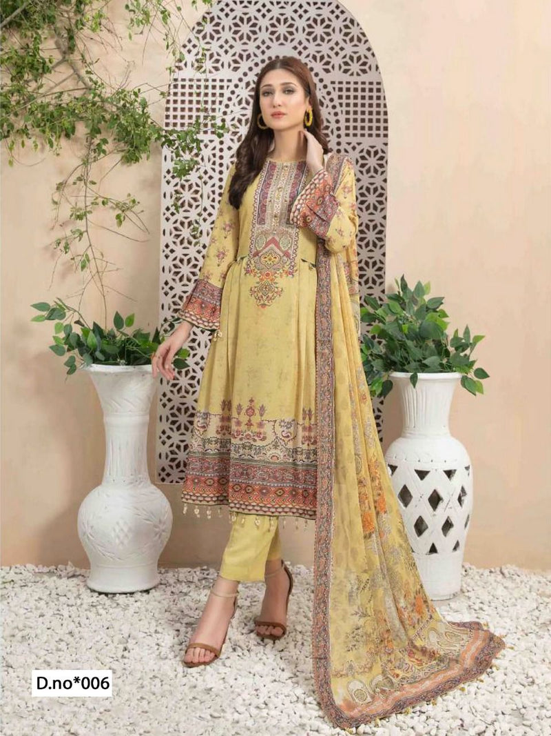 Hala Vol 1 Pure Cotton With Printed Work Stylish Designer Casual Look Salwar Suit