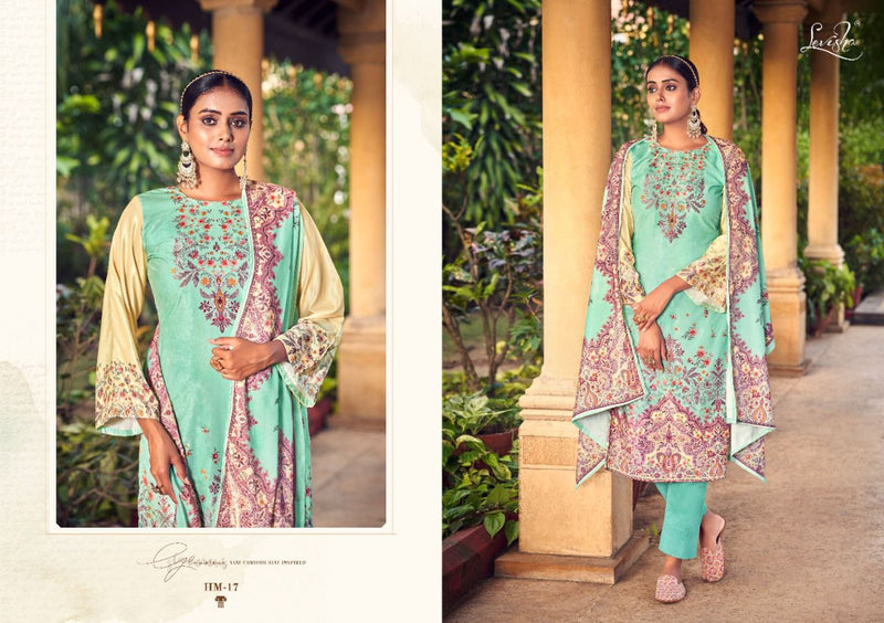 Levisha Hamza Pashmina With Beautiful Printed Work Stylish Designer Fancy Salwar Suit