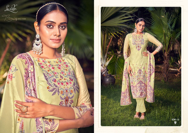 Levisha Hamza Pashmina With Beautiful Printed Work Stylish Designer Fancy Salwar Suit