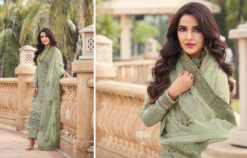 Amirah Handaloom Vol 2 Viscose With Heavy Embroidery Work Stylish Designer Fancy Salwar Kameez