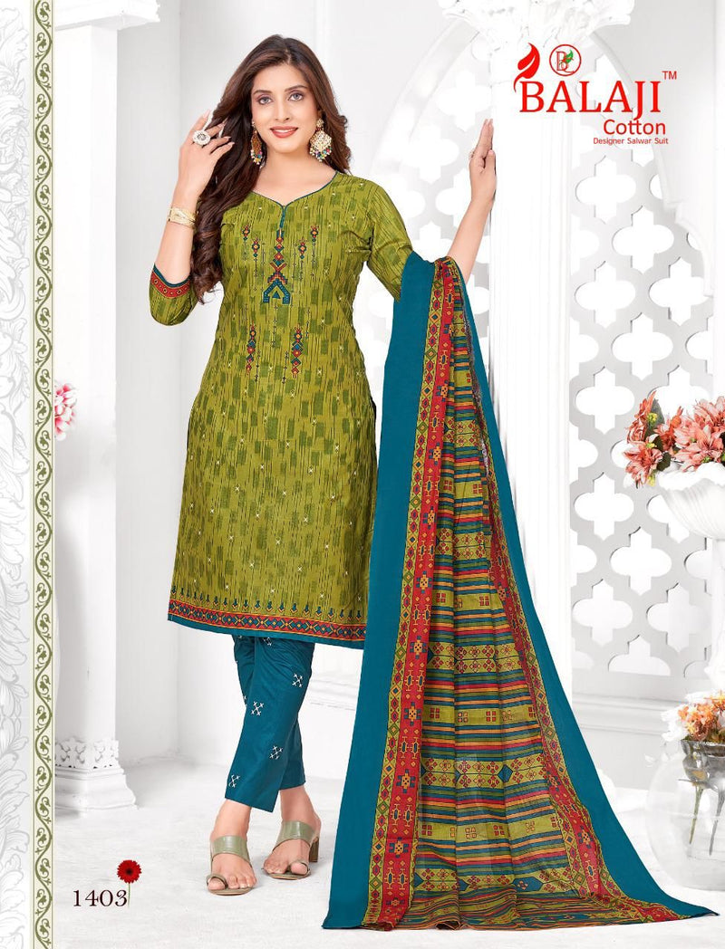 Balaji Hangama Vol 14 Pure Cotton With Printed Work Stylish Designer Casual Look Salwar Suit