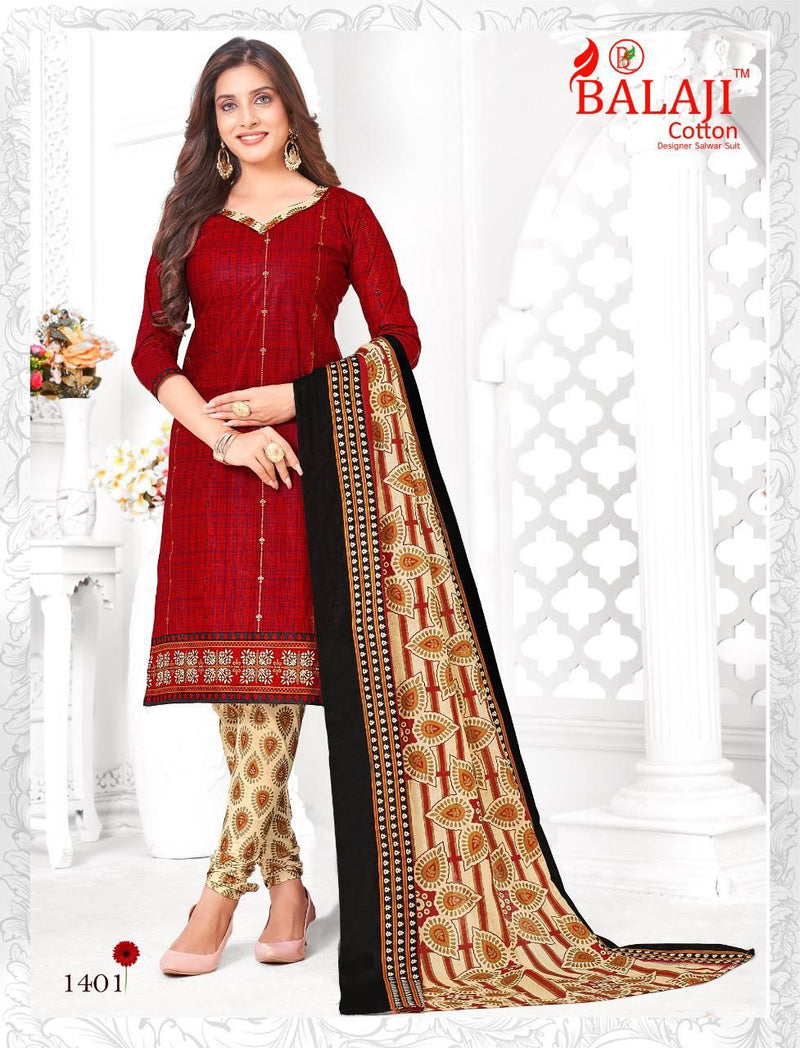 Balaji Hangama Vol 14 Pure Cotton With Printed Work Stylish Designer Casual Look Salwar Suit