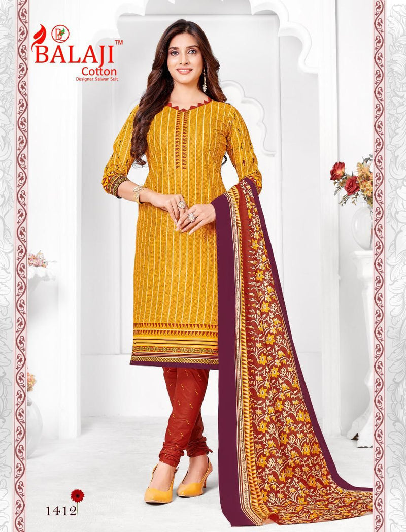 Balaji Hangama Vol 14 Pure Cotton With Printed Work Stylish Designer Casual Look Salwar Suit