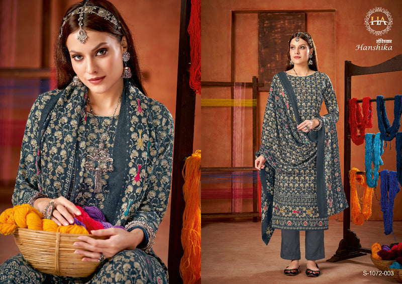 Harshit Fashion Hanshika Pashmina Printed Work Stylish Designer Party Wear Fancy Salwar Suit