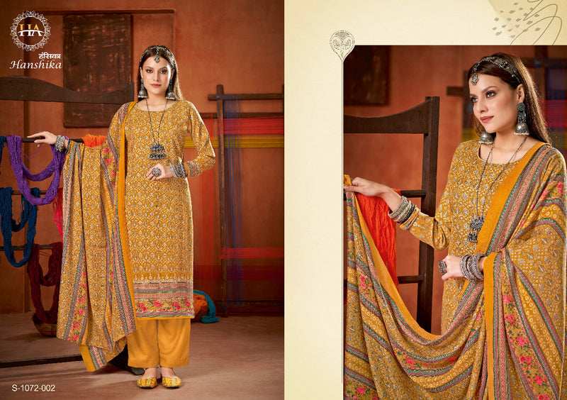Harshit Fashion Hanshika Pashmina Printed Work Stylish Designer Party Wear Fancy Salwar Suit