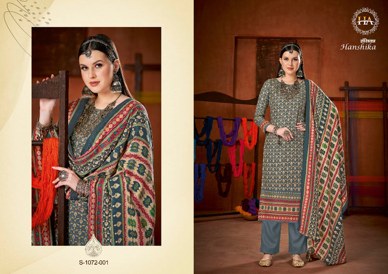 Harshit Fashion Hanshika Pashmina Printed Work Stylish Designer Party Wear Fancy Salwar Suit