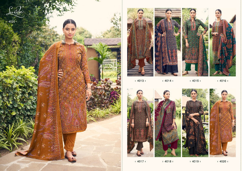 Levisha Harmoney Vol 4 Pashmina Printed Excellent Premium Work Stylish Designer Salwar Suit