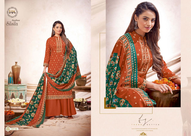 Harshit Fashion Silsila Pure Wool  Pashmina Pakistani Salwar Suits