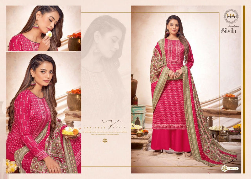 Harshit Fashion Silsila Pure Wool  Pashmina Pakistani Salwar Suits