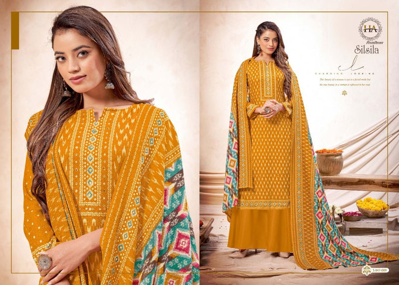 Harshit Fashion Silsila Pure Wool  Pashmina Pakistani Salwar Suits